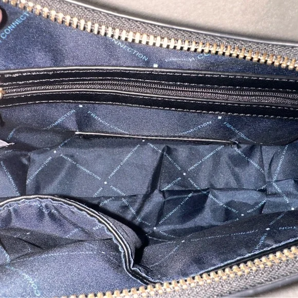 Adjustable Black Shoulder Bag with Gold Hardware - Picture 10 of 10